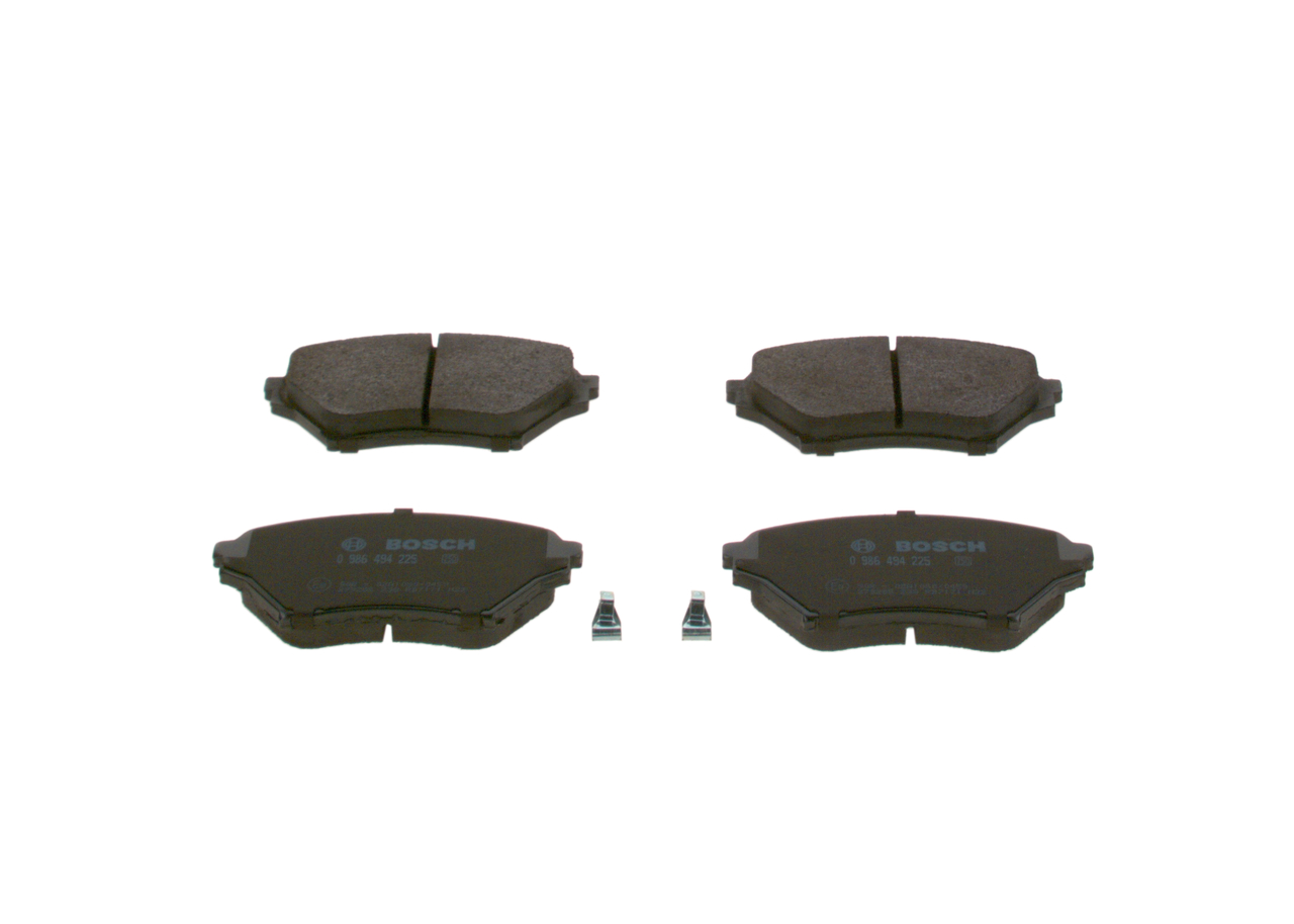 BOSCH 0 986 494 225 Bremsbelagsatz, Scheibenbremse