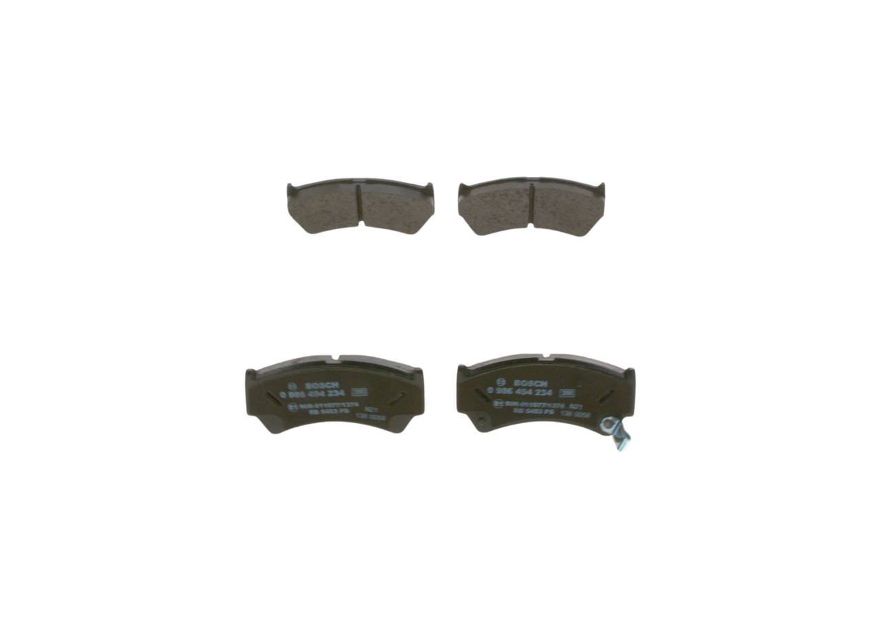 BOSCH 0 986 494 234 Bremsbelagsatz, Scheibenbremse