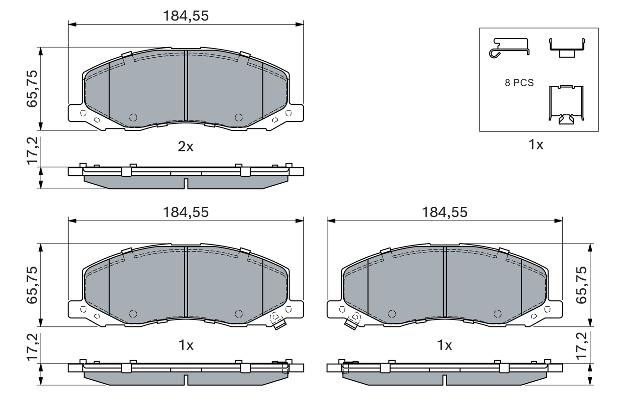 BOSCH 0 986 494 298 Kit...