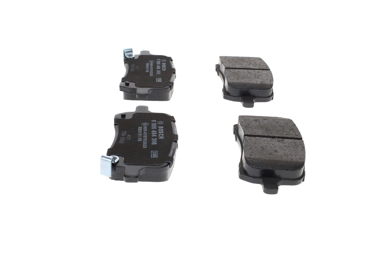 BOSCH 0 986 494 306 Bremsbelagsatz, Scheibenbremse