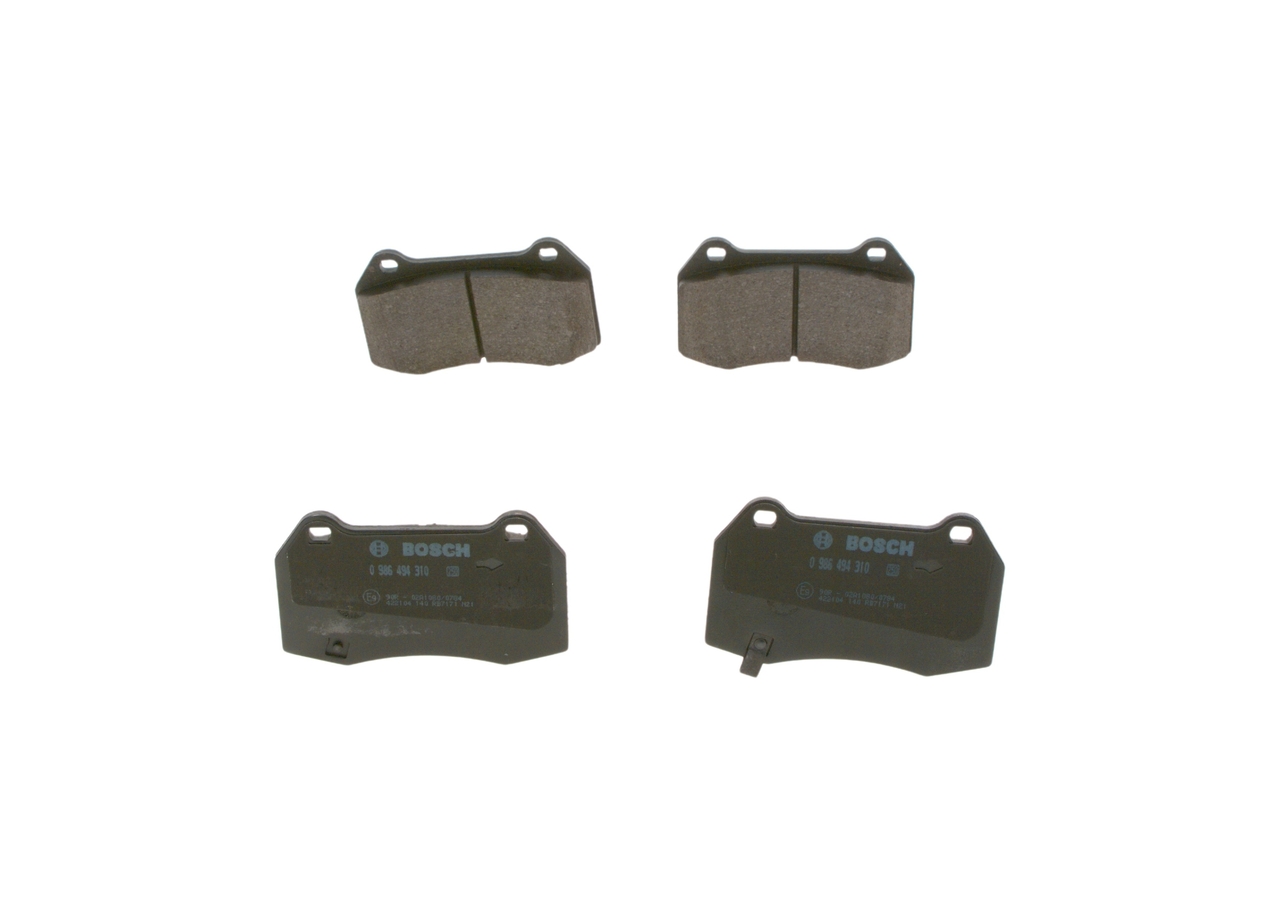 BOSCH 0 986 494 310 Bremsbelagsatz, Scheibenbremse