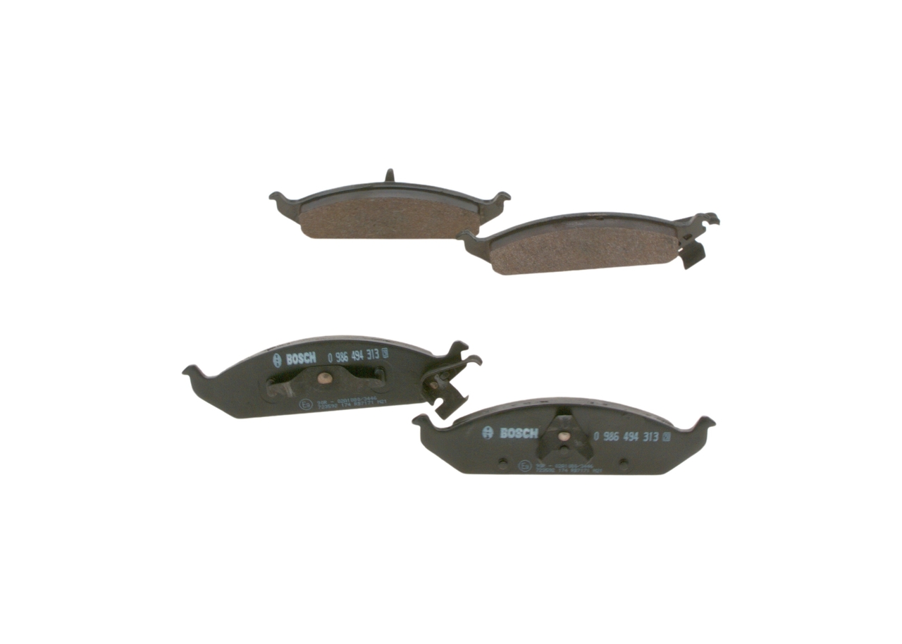 BOSCH 0 986 494 313 Bremsbelagsatz, Scheibenbremse