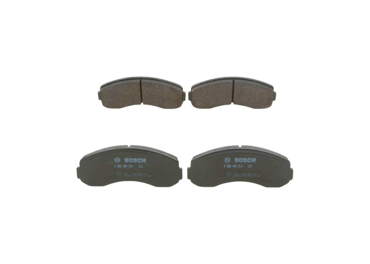 BOSCH 0 986 494 314 Bremsbelagsatz, Scheibenbremse