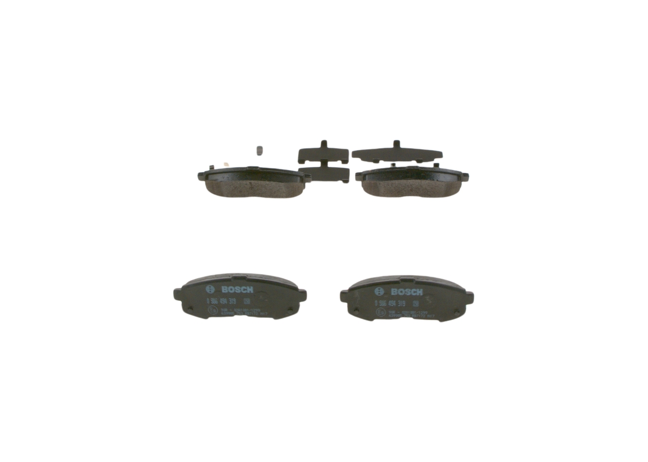 BOSCH 0 986 494 319 Bremsbelagsatz, Scheibenbremse