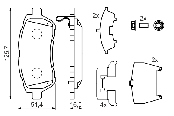 BOSCH 0 986 494 320 Brake...