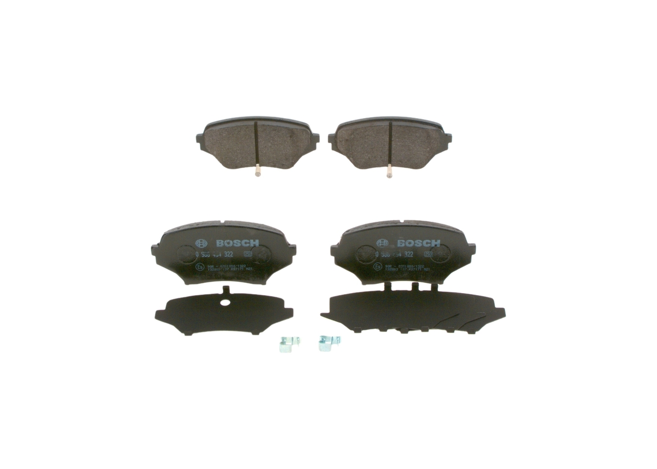 BOSCH 0 986 494 322 Bremsbelagsatz, Scheibenbremse