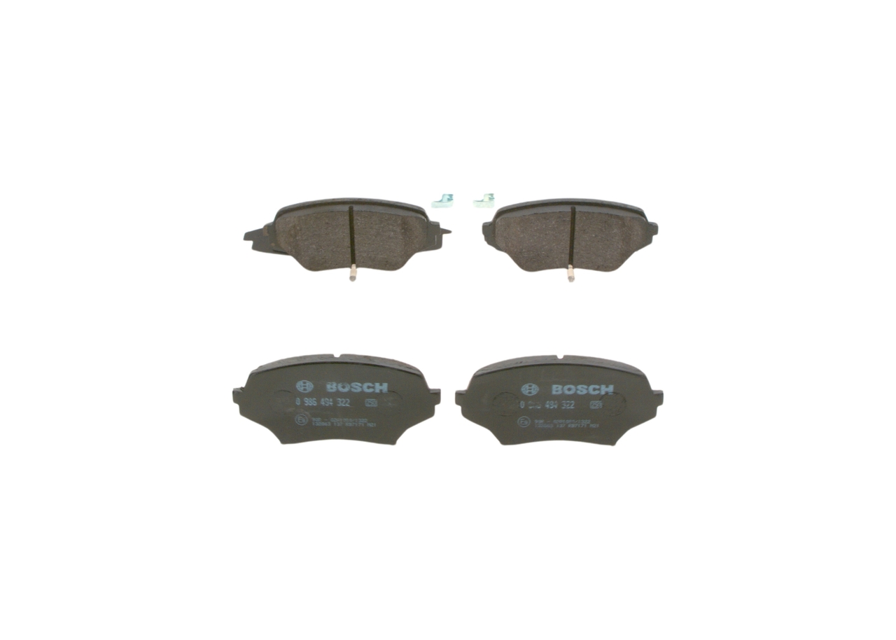 BOSCH 0 986 494 322 Bremsbelagsatz, Scheibenbremse