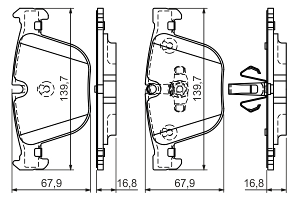 BOSCH 0 986 494 339 Brake...