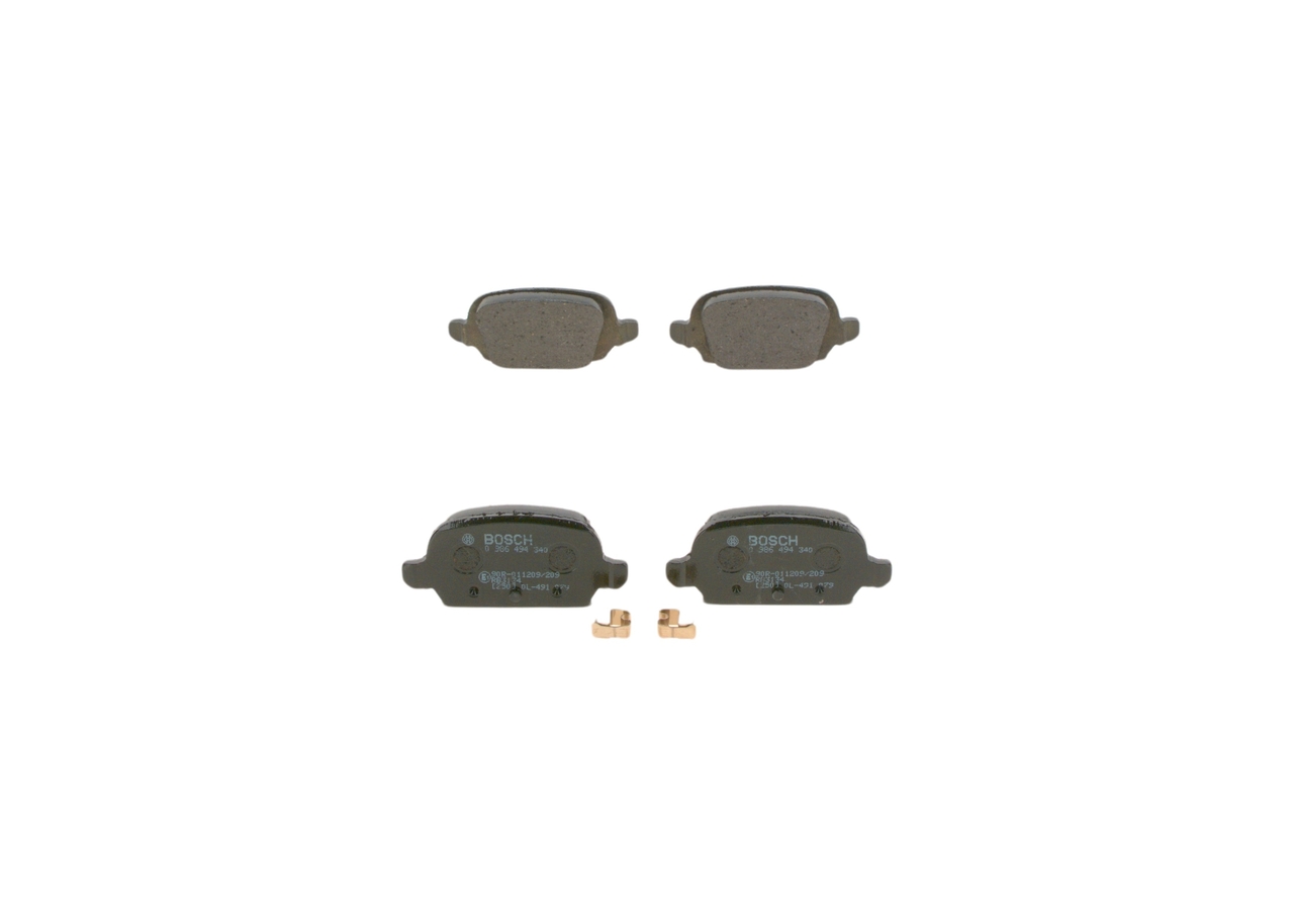 BOSCH 0 986 494 340 Bremsbelagsatz, Scheibenbremse