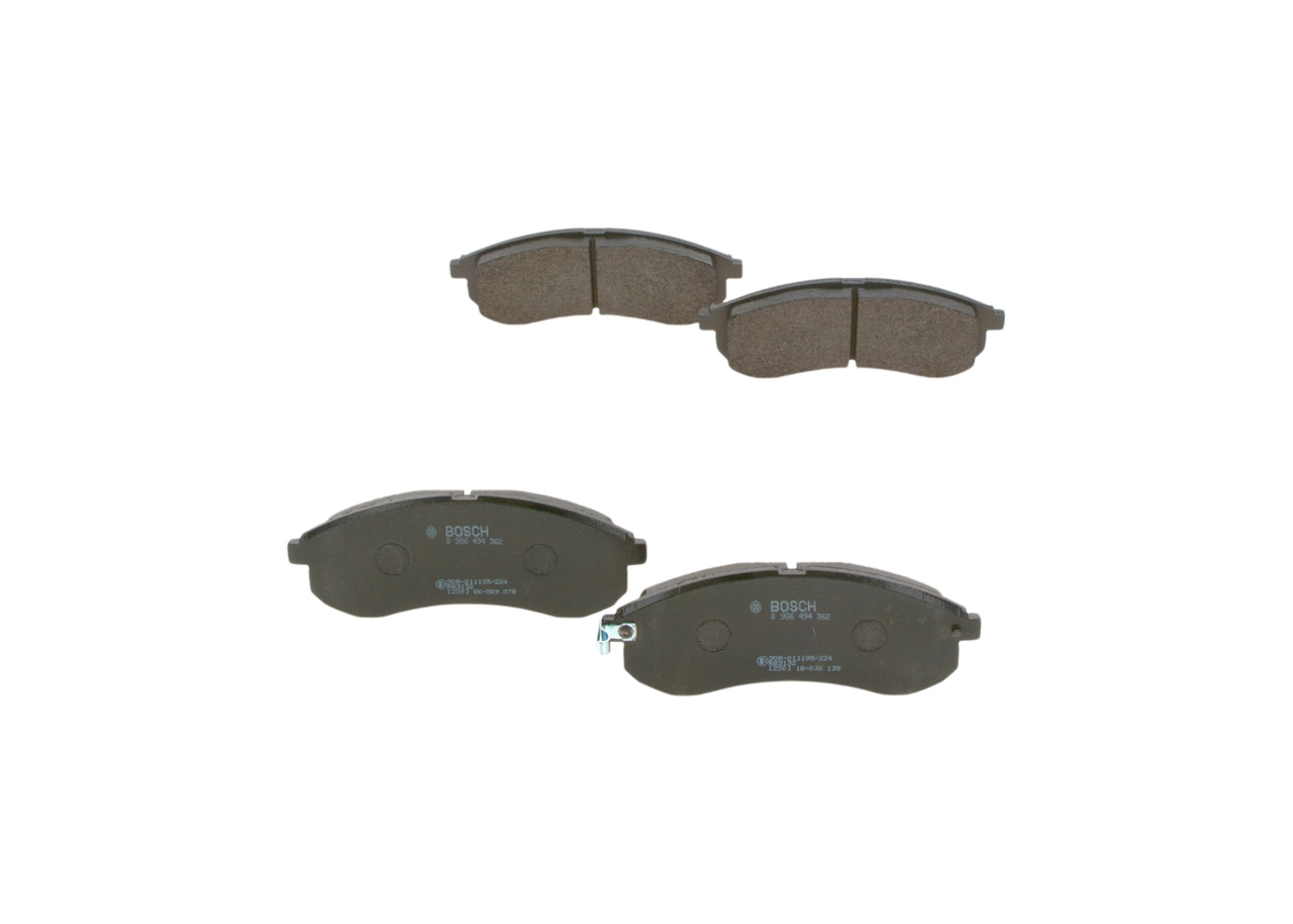 BOSCH 0 986 494 362 Bremsbelagsatz, Scheibenbremse