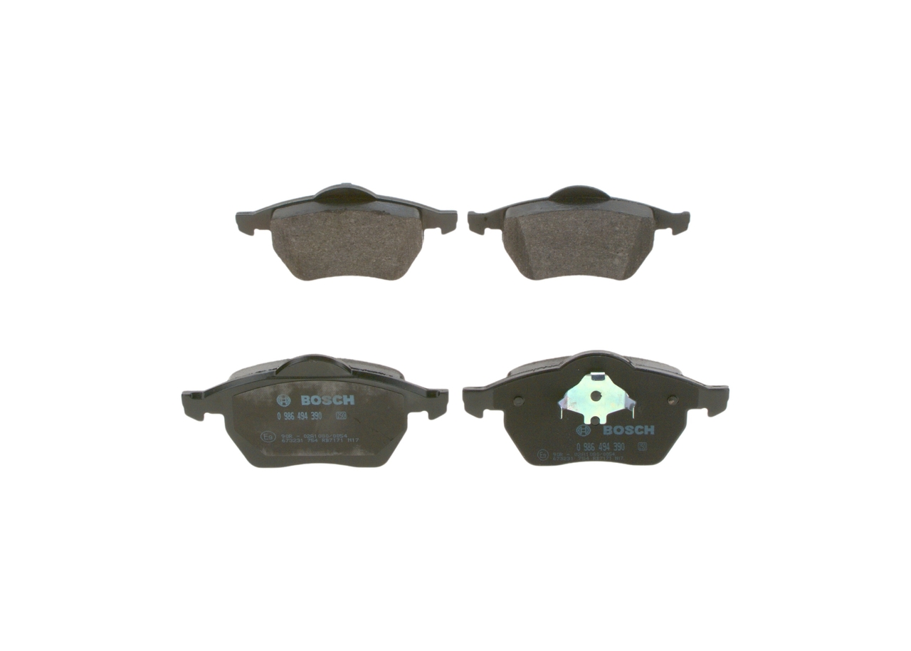 BOSCH 0 986 494 390 Bremsbelagsatz, Scheibenbremse
