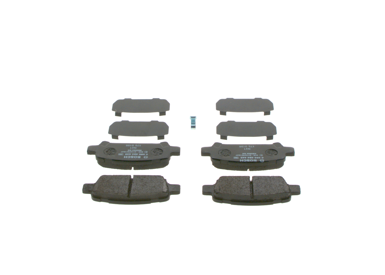 BOSCH 0 986 494 445 Bremsbelagsatz, Scheibenbremse