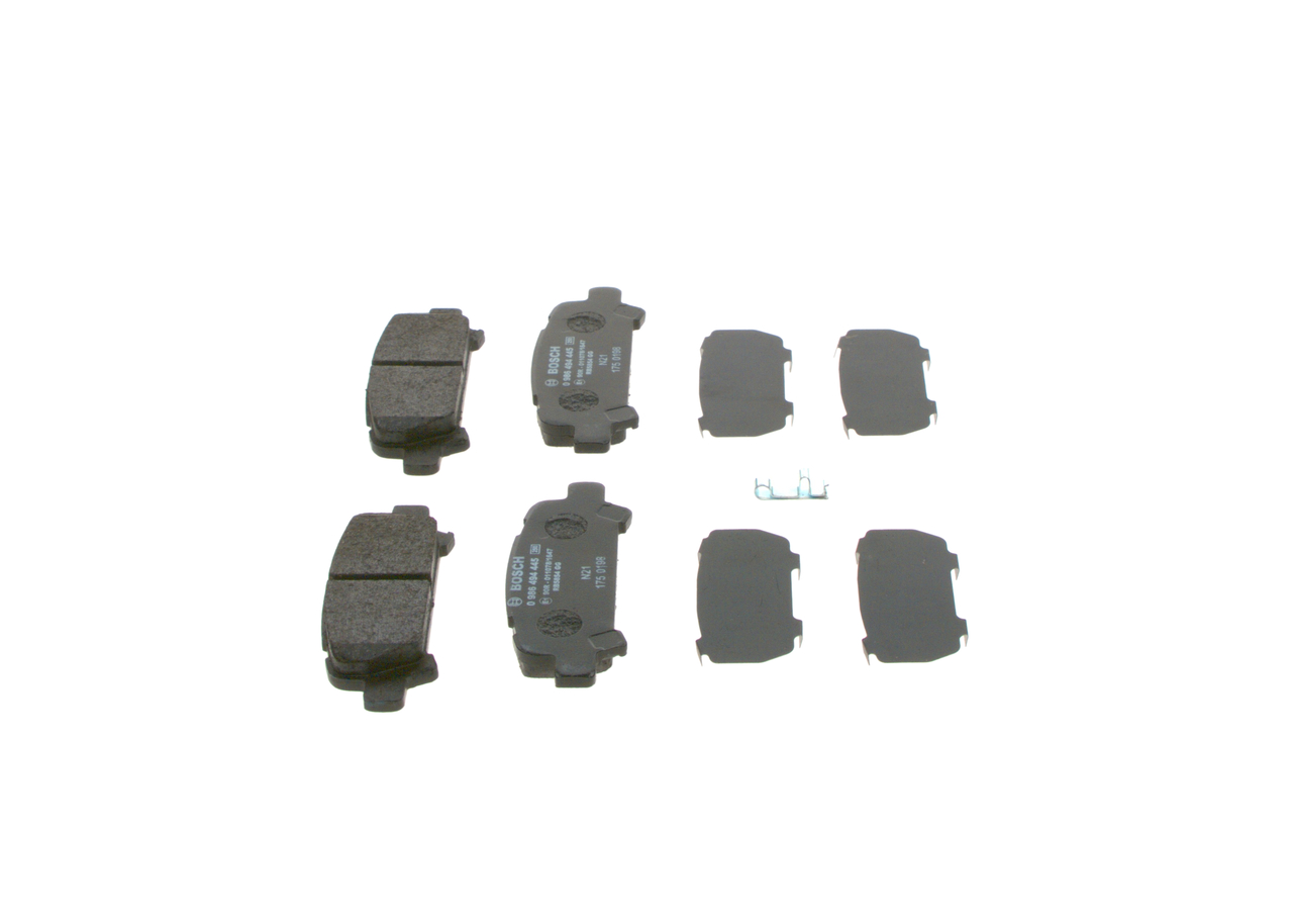 BOSCH 0 986 494 445 Bremsbelagsatz, Scheibenbremse