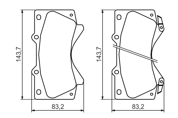 BOSCH 0 986 494 449 Kit pastiglie freno, Freno a disco