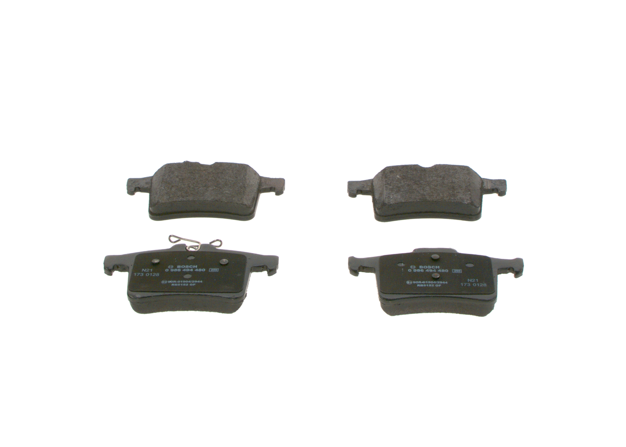 BOSCH 0 986 494 480 Bremsbelagsatz, Scheibenbremse