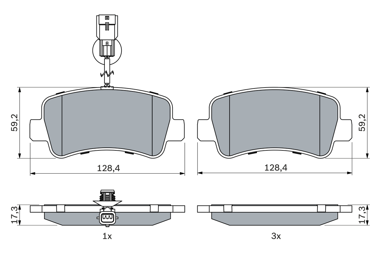 BOSCH 0 986 494 500 Kit...