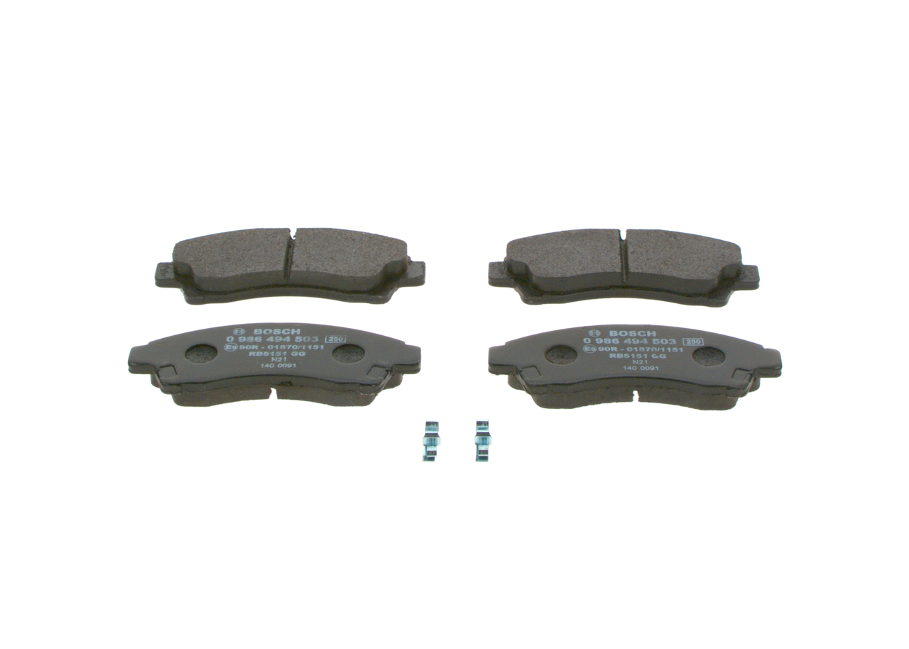BOSCH 0 986 494 503 Bremsbelagsatz, Scheibenbremse