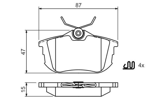 BOSCH 0 986 494 506 Brake...