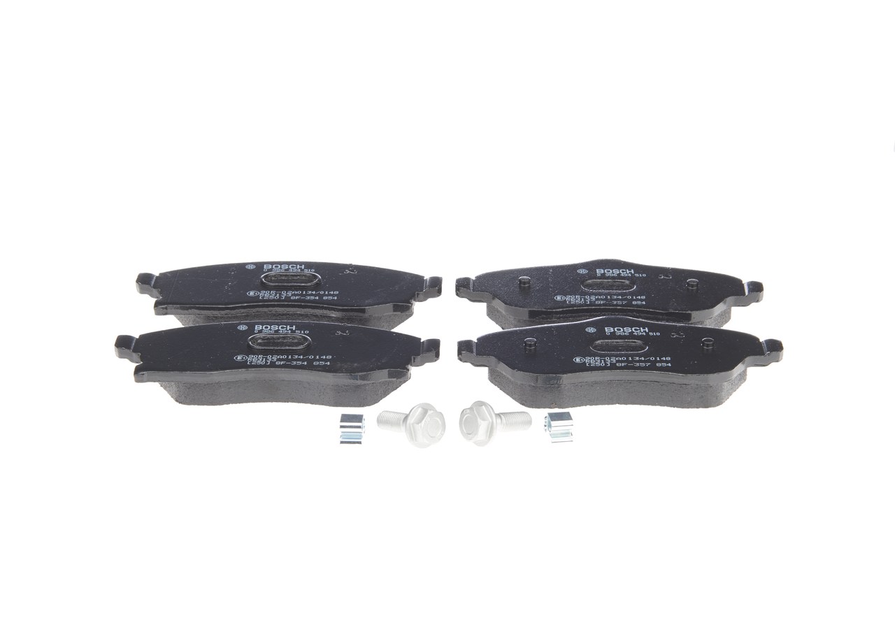 BOSCH 0 986 494 510 Bremsbelagsatz, Scheibenbremse