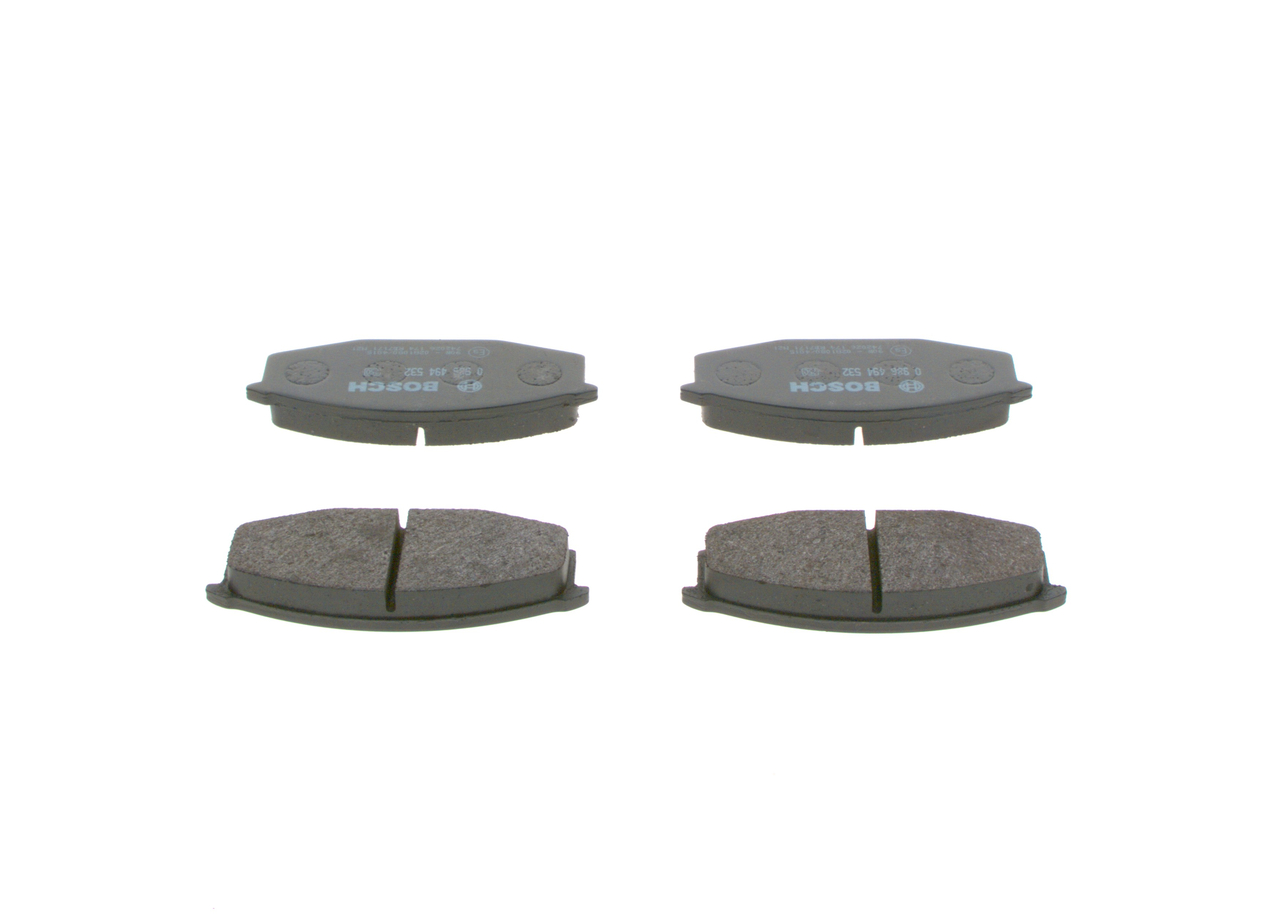 BOSCH 0 986 494 532 Bremsbelagsatz, Scheibenbremse