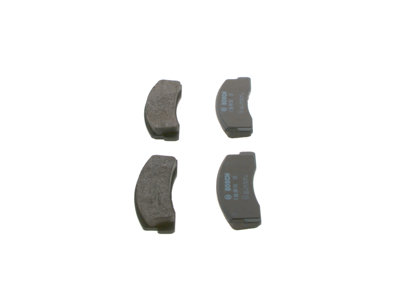 BOSCH 0 986 494 543 Bremsbelagsatz, Scheibenbremse