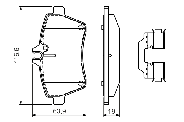 BOSCH 0 986 494 555 Brake...