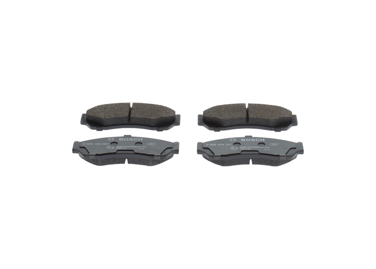 BOSCH 0 986 494 681 Bremsbelagsatz, Scheibenbremse