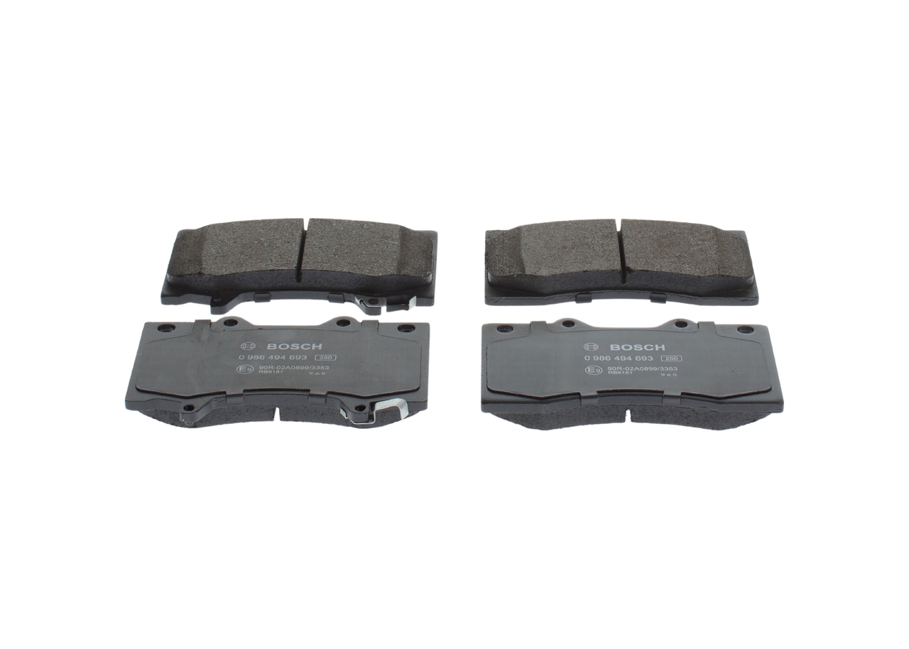 BOSCH 0 986 494 693 Bremsbelagsatz, Scheibenbremse
