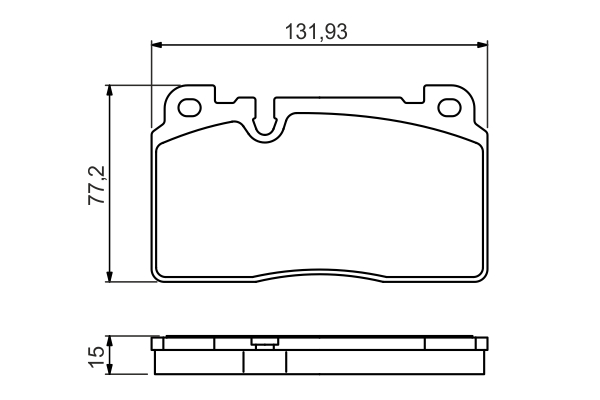 BOSCH 0 986 494 702 Kit pastiglie freno, Freno a disco-Kit pastiglie freno, Freno a disco-Ricambi Euro