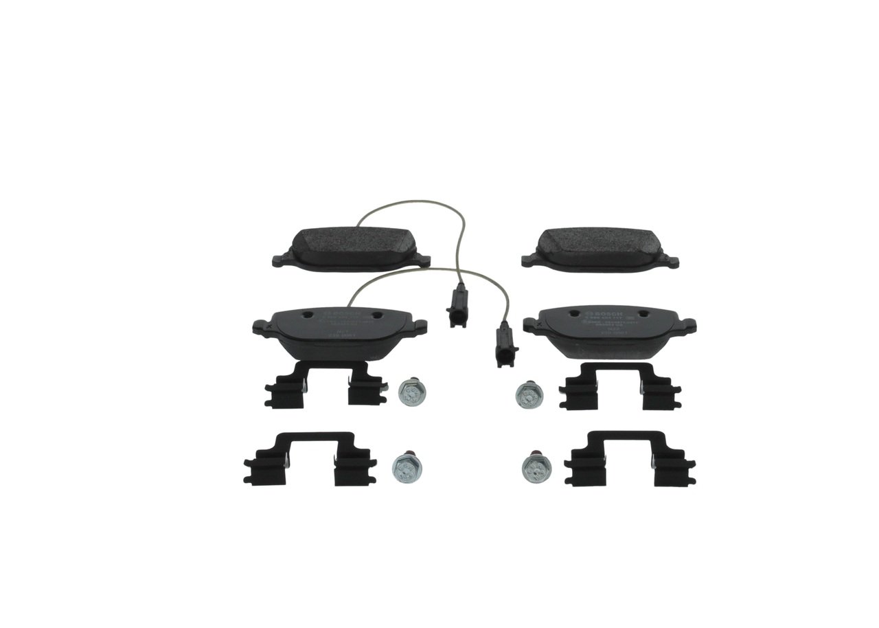 BOSCH 0 986 494 717 Bremsbelagsatz, Scheibenbremse