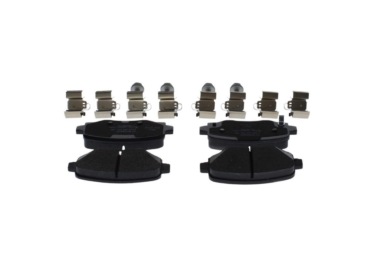 BOSCH 0 986 494 745 Bremsbelagsatz, Scheibenbremse