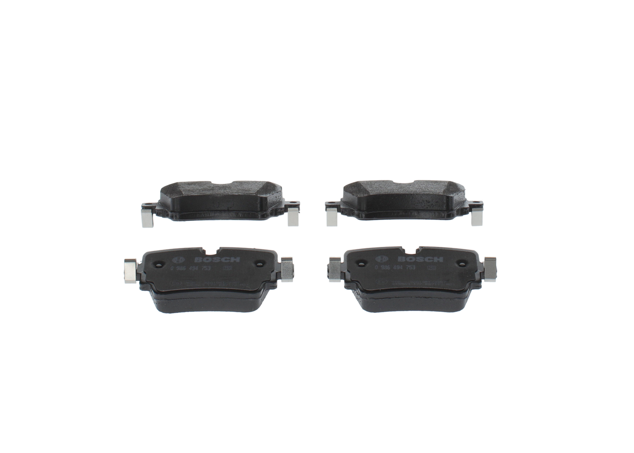BOSCH 0 986 494 753 Bremsbelagsatz, Scheibenbremse