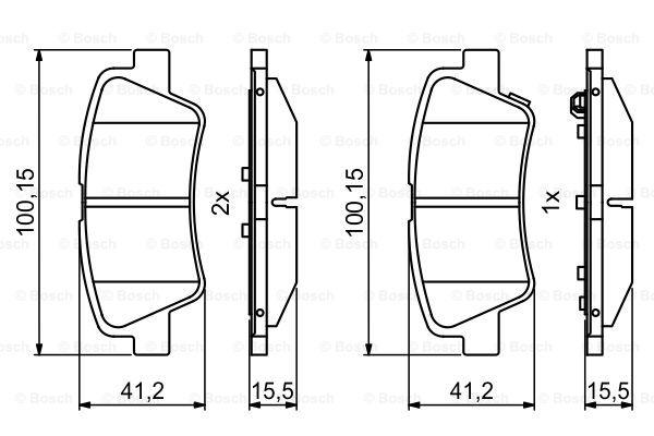 BOSCH 0 986 494 768 Kit...