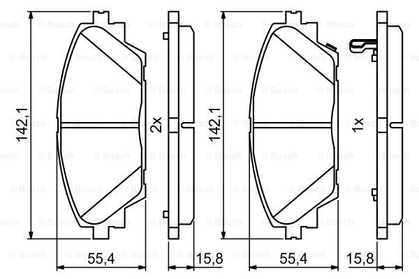 BOSCH 0 986 494 804 Kit...