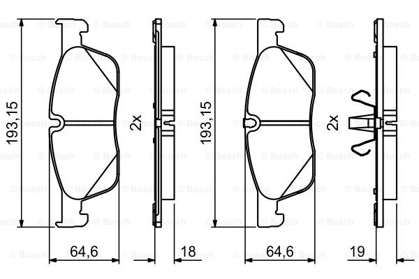 BOSCH 0 986 494 818 Kit...