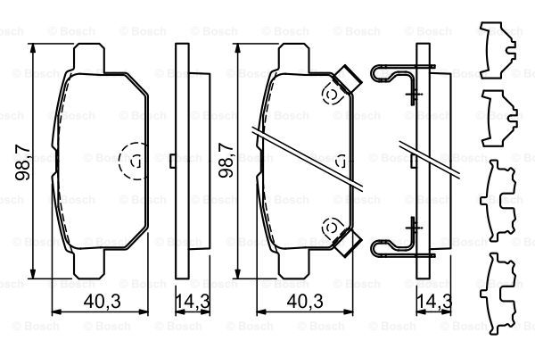 BOSCH 0 986 494 931 Brake...