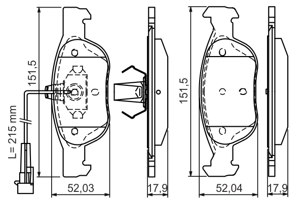 BOSCH 0 986 495 002 Brake...