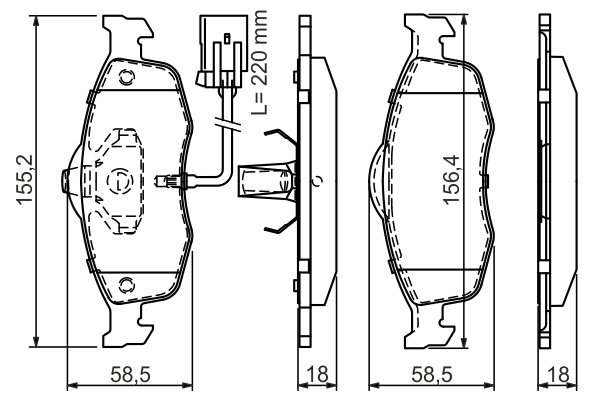 BOSCH 0 986 495 003 Brake...