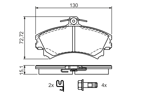 BOSCH 0 986 495 005 Brake...