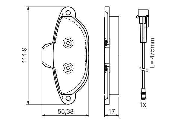 BOSCH 0 986 495 006 Brake...