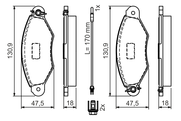 BOSCH 0 986 495 011 Brake...