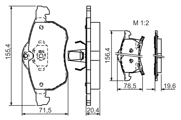 BOSCH 0 986 495 012 Brake...