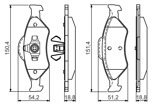 BOSCH 0 986 495 019 Brake...