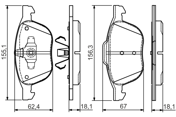 BOSCH 0 986 495 023 Brake...