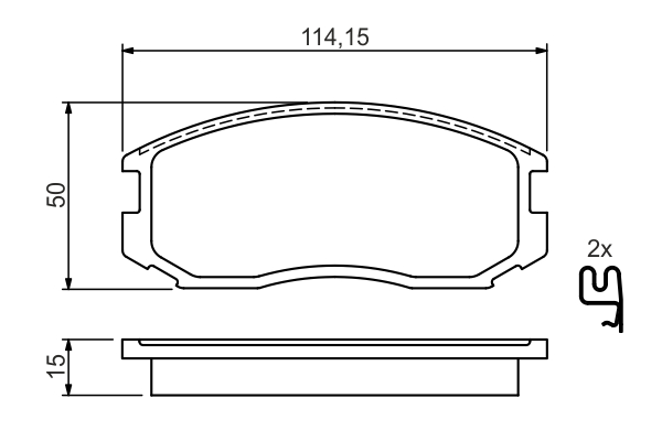 BOSCH 0 986 495 030 Brake...