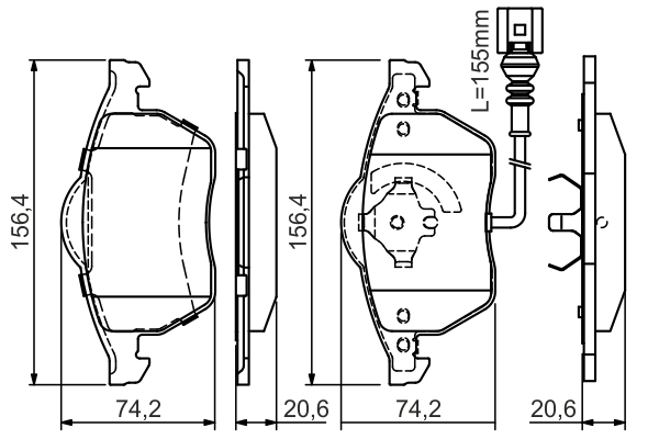 BOSCH 0 986 495 047 Brake...