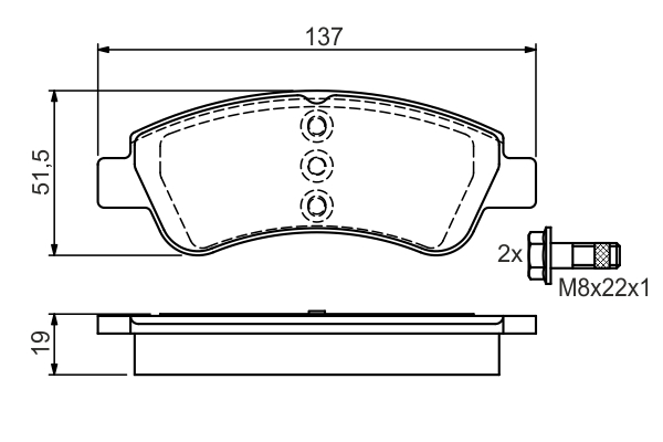 BOSCH 0 986 495 051 Brake...