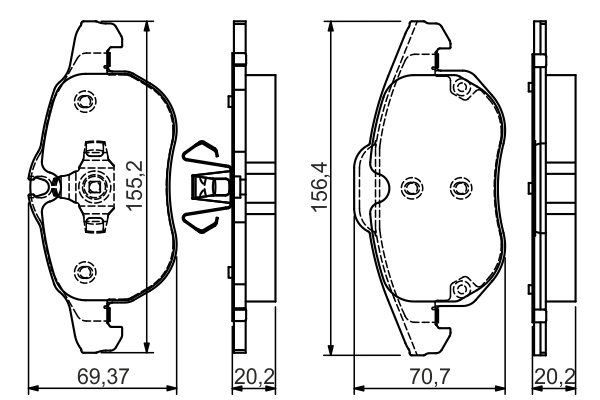 BOSCH 0 986 495 053 Brake...