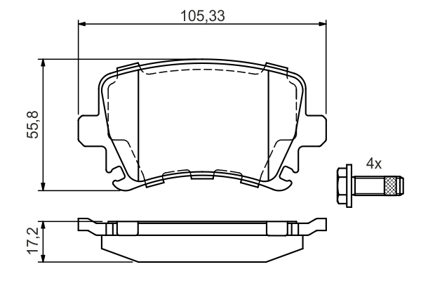 BOSCH 0 986 495 054 Brake...