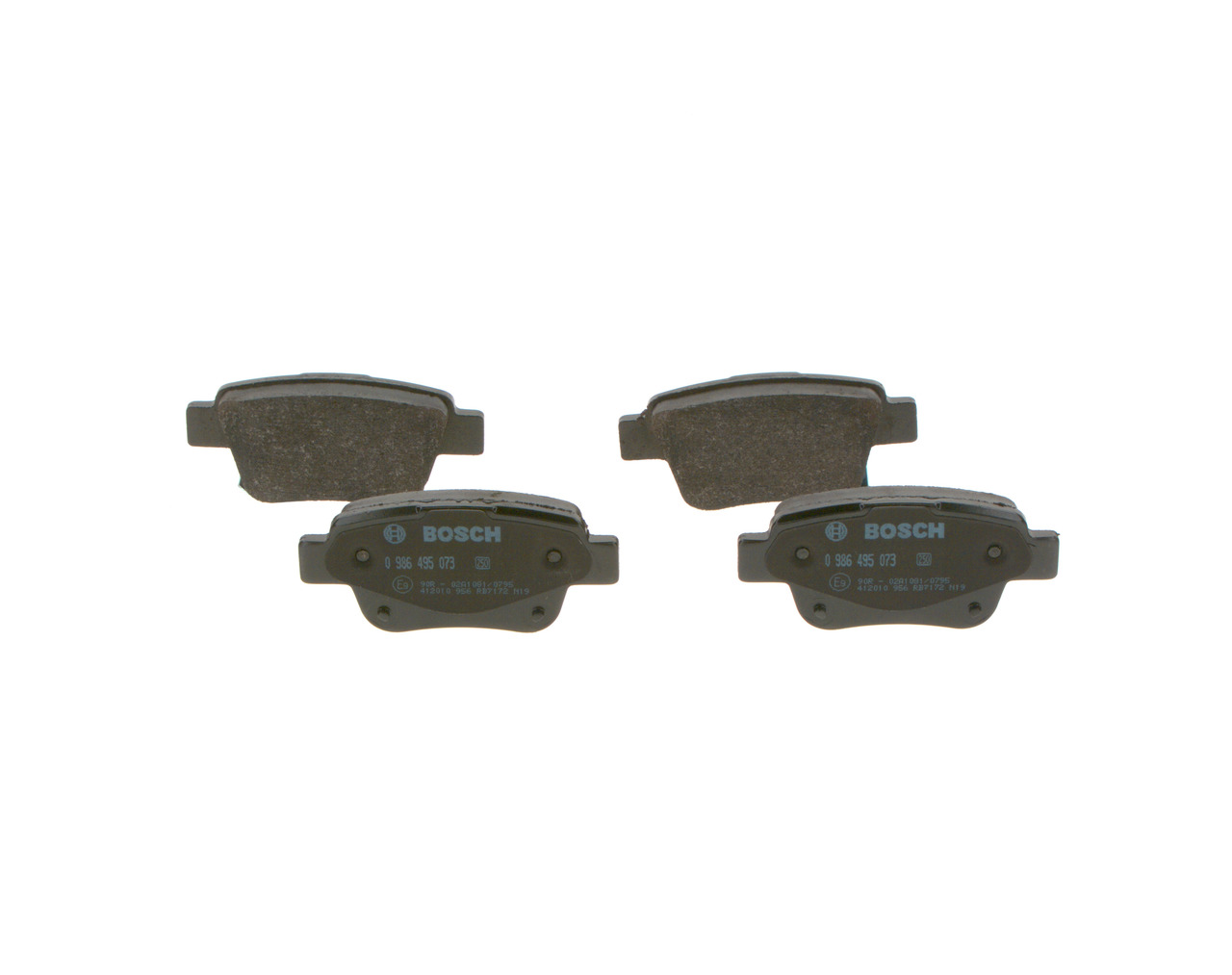 BOSCH 0 986 495 073 Bremsbelagsatz, Scheibenbremse